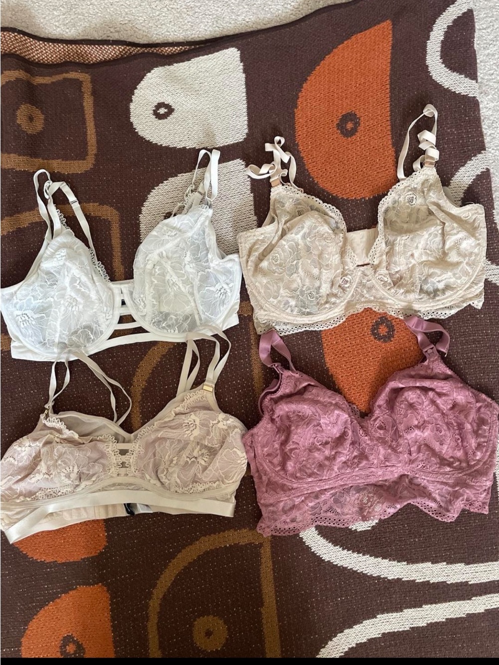 Lot of 4 Hotmilk Nursing Bras Size 34H-34I